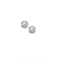Diamond Solitaire Stud Earrings