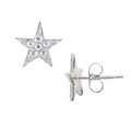 Diamond Star Stud Earrings