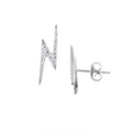 Diamond Zig Zag Drop Earrings